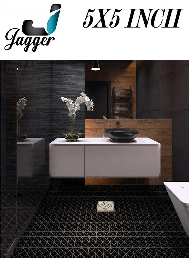 JAGGER DJ3003 Square Stainless Steel Bathroom Drain Jali with Cover Without Hole for Floor Water Drain Grating for Home/Bathroom Easy to Clean Blockage (Without Hole Drain Jalli) - Image 4